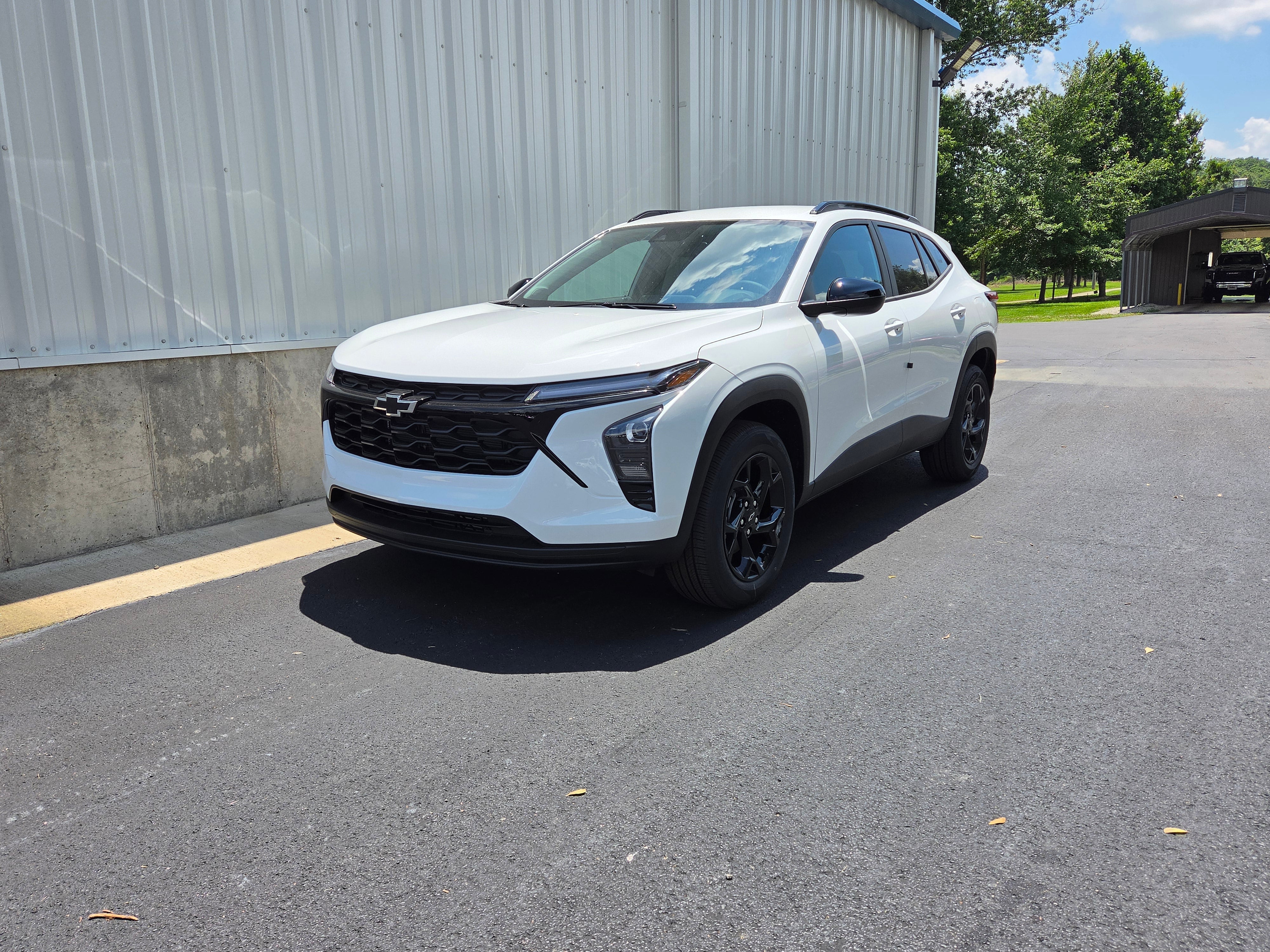 2026 Chevrolet Trax LT in Summit White — front three-quarter view