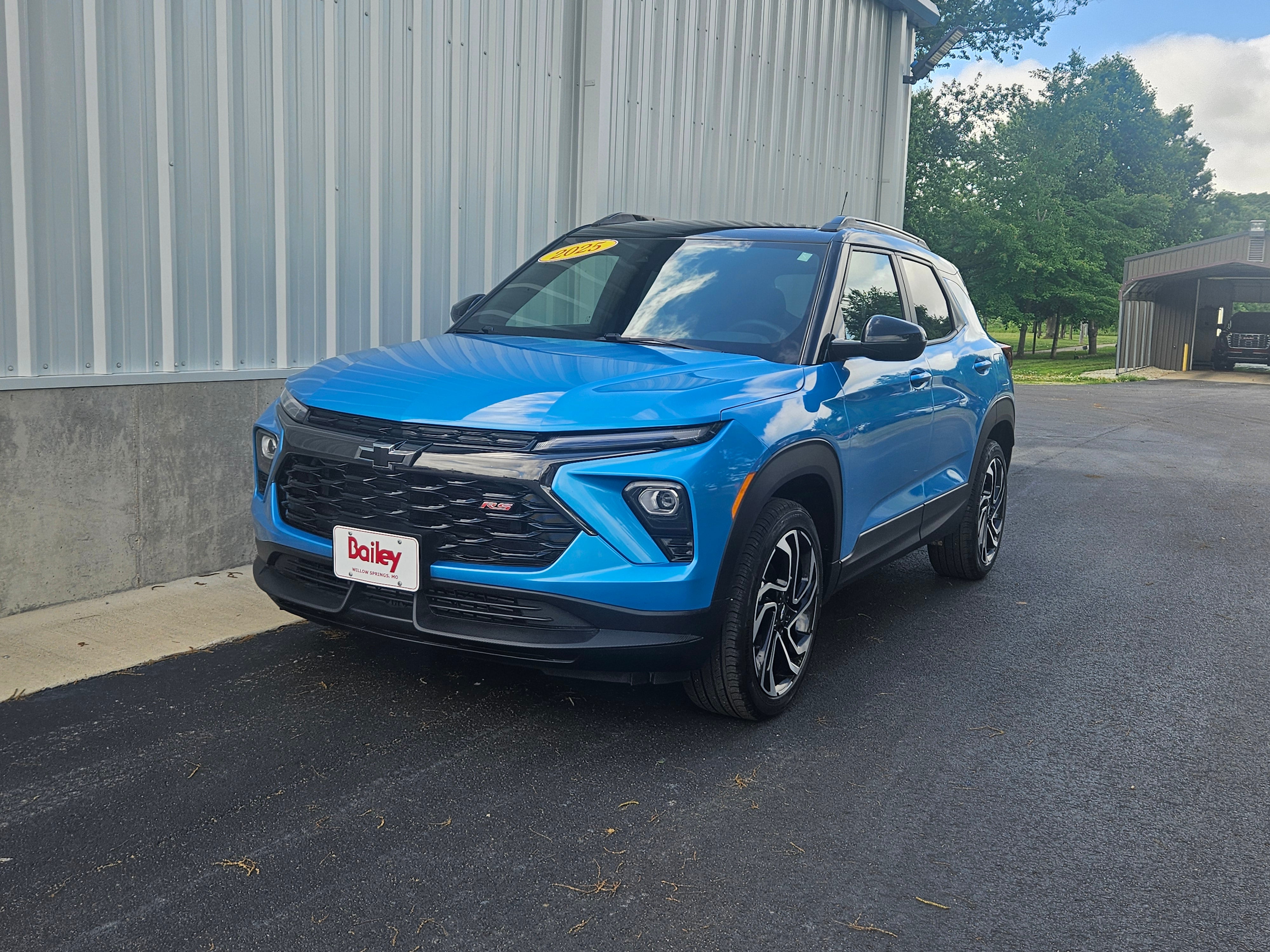 2025 Chevrolet Trailblazer RS in Marina Blue Metallic — front three-quarter view